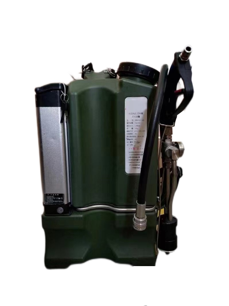 電動背負式細水霧滅火裝置