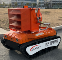 防爆消防高倍數(shù)泡沫滅火偵察機(jī)器人【重型超級(jí)動(dòng)力】 (第12代，360°升降云臺(tái)探測裝置+語音控制）