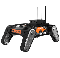 地震搜索機(jī)器人（前后雙擺臂） （第3代，語音控制+熱成像+氣體探測(cè)+自主導(dǎo)航）