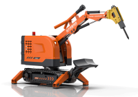 破拆機(jī)器人（音視頻傳輸、環(huán)境氣體探測+配備破碎錘、圓盤鋸、液壓剪、夾抓裝置等屬具，具有破拆、切割、剪切、抓取等功能）