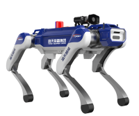 治安巡邏四足機器狗 （40kg超級大狗，第7代，集成一體式遙控器+對講照明+警示燈+自主跟隨）